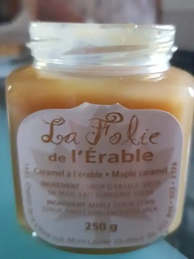 caramel à l'érable
