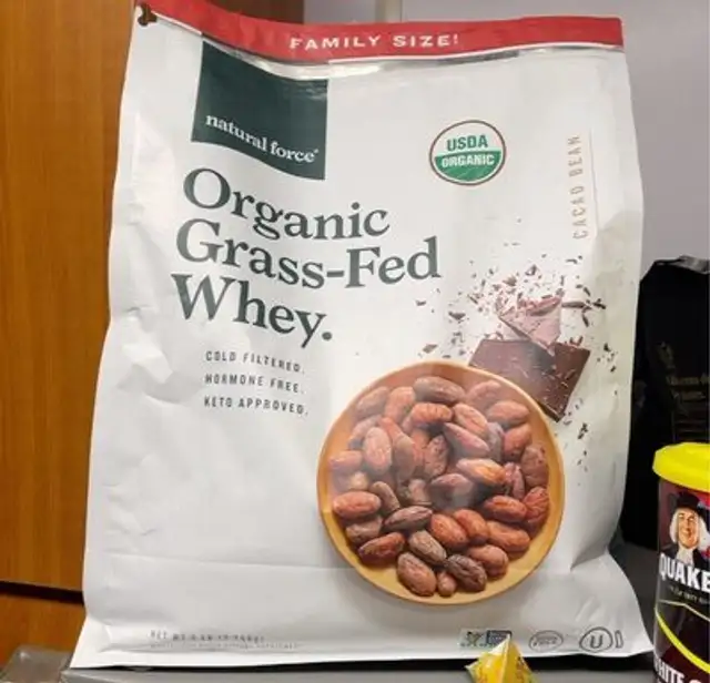 Organic grass-fed whey
