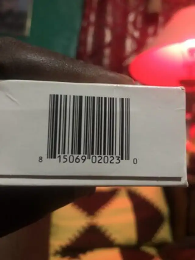Unknown nutrition facts table