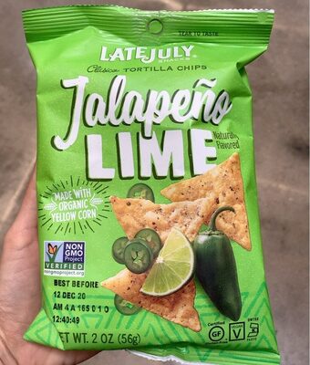 Clasico Tortilla Chips Jalapeño Lime