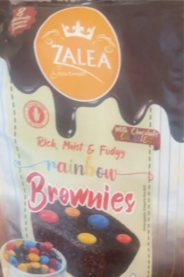 Rainbow brownies