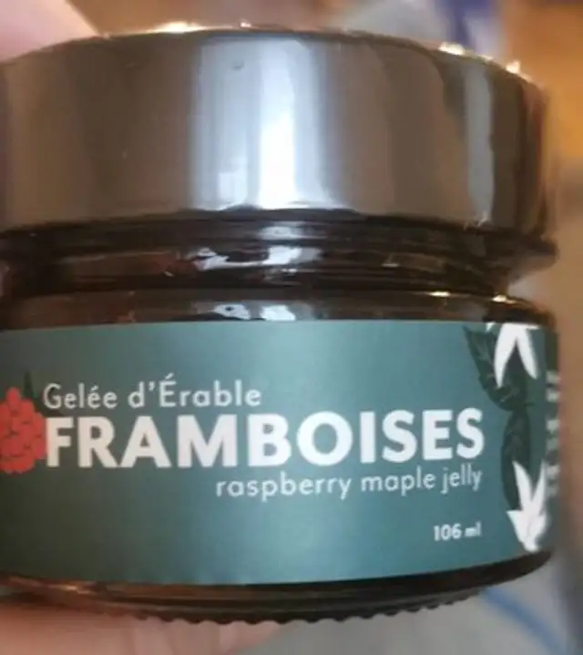 Gelée d'érable Framboises