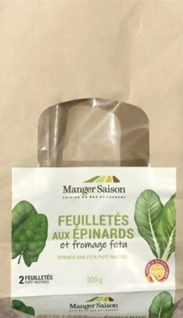 Feuilletés aux épinards et fromage feta