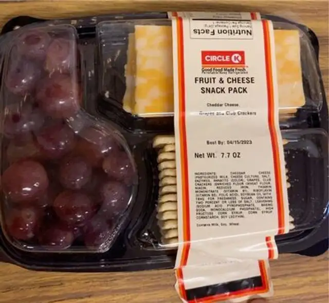 Fruit and cheese
