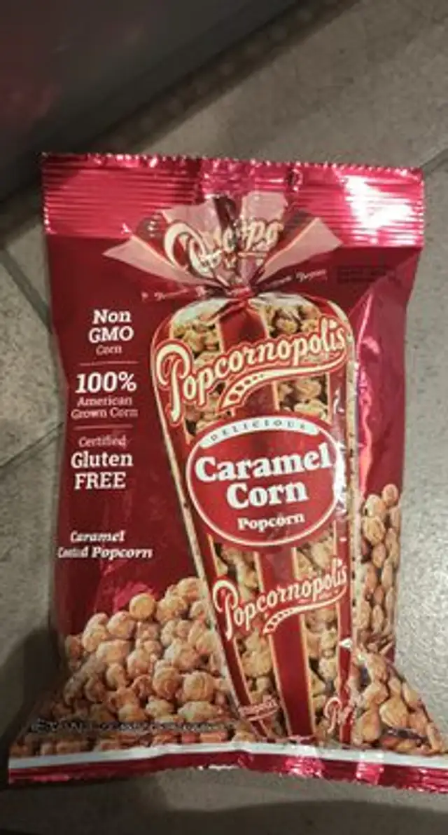 Delicious caramel corn popcorn
