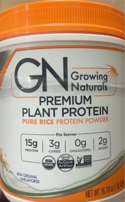Organic Rice Protein Original
