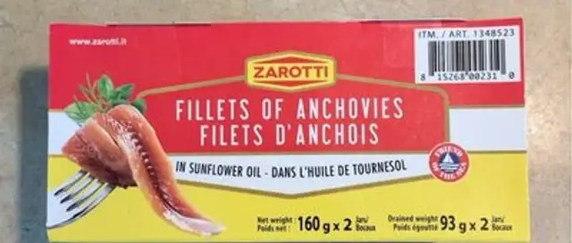 Filets d’anchois
