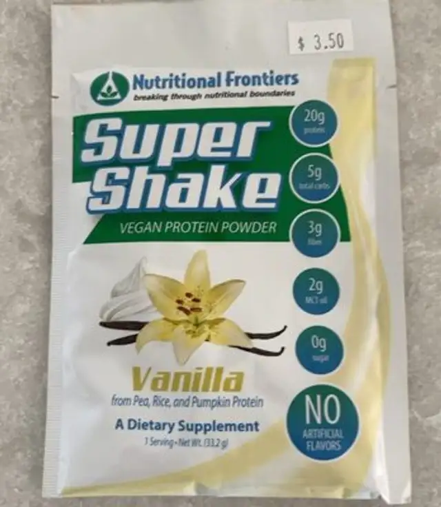 Super shake vegan protein powder