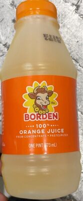 orange juice front packaging