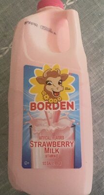 Strawberry milk front packaging