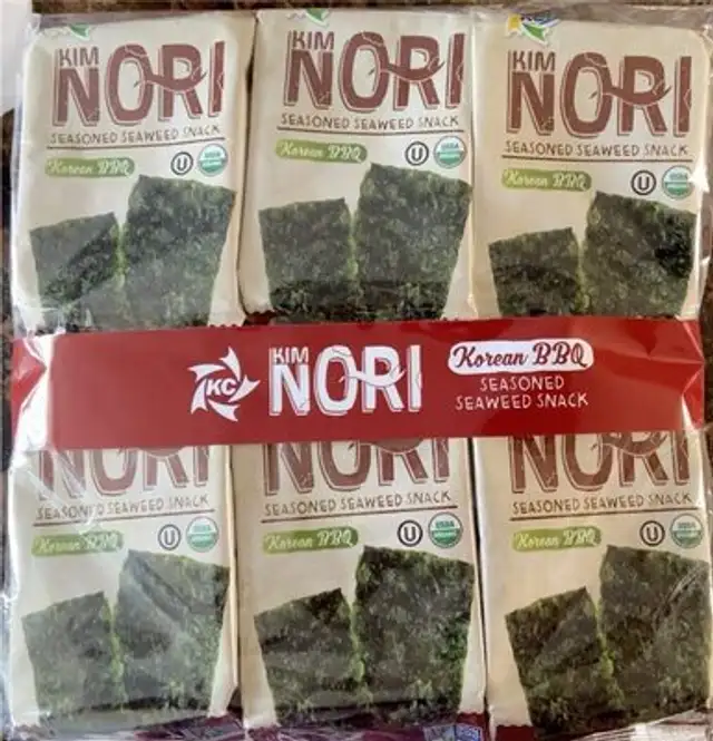 Kim Nori Seasoned Seaweed Snack - Korean BBQ
