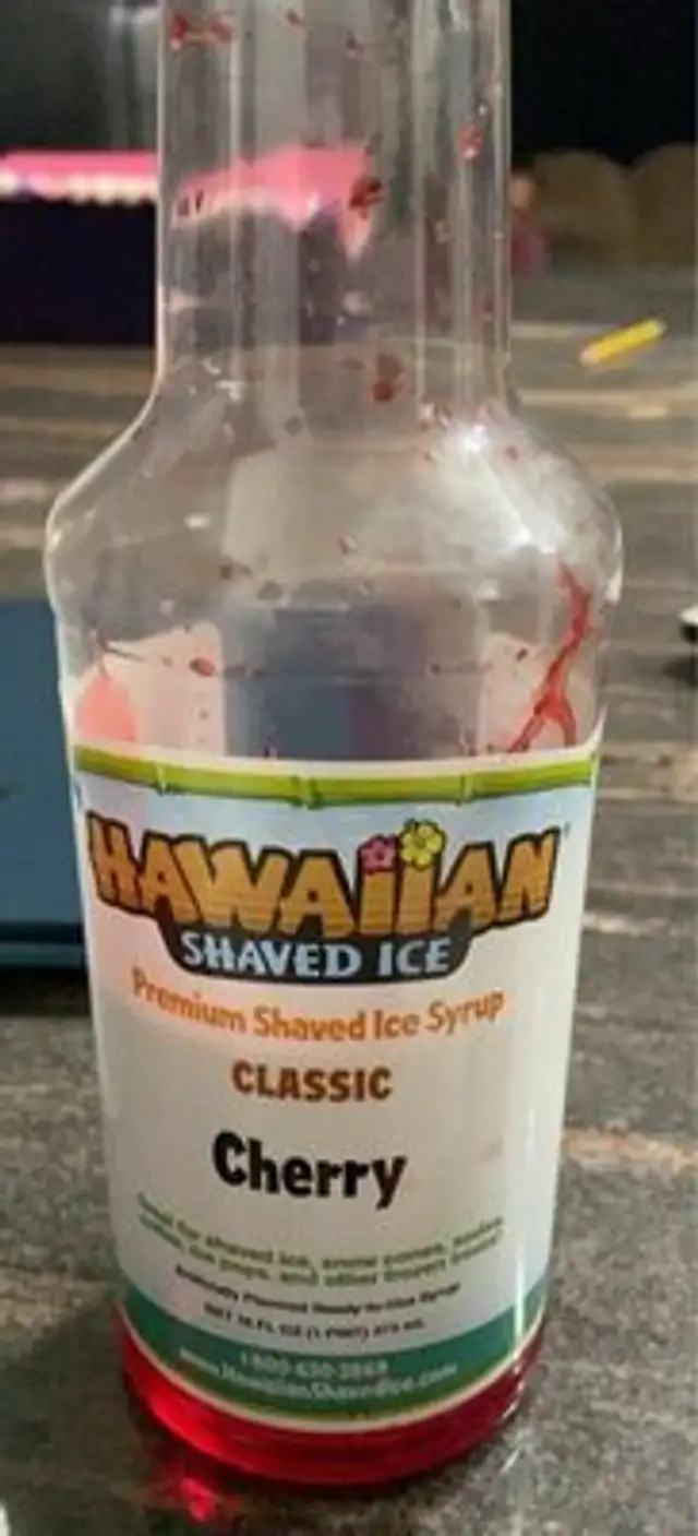 Snow com syrup