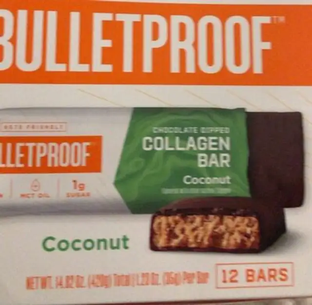 Chocolate dipped collagen bar
