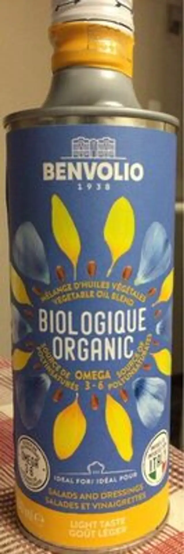 Benvolio vegetable oil