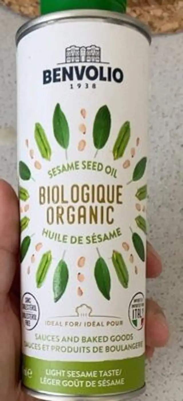Huile de sésame biologique