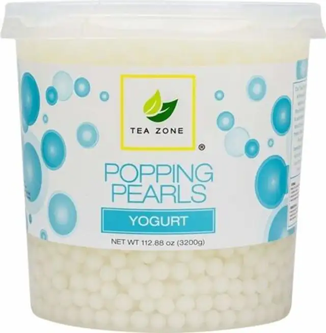 Yogurt popping pearls