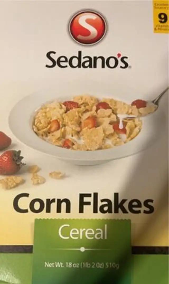 Sedano’s corn flakes
