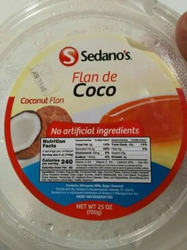 Stefano's coconut flan