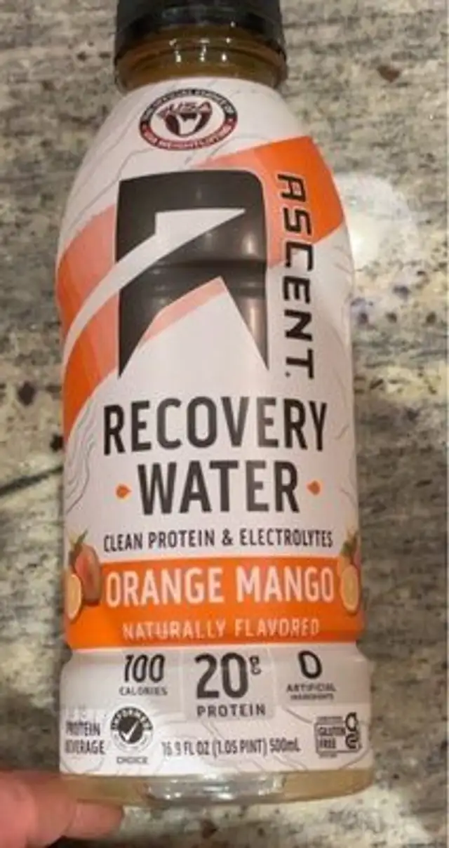 Recover Water, orange mango