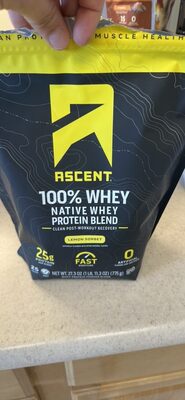 100% Whey Native Whey Protein Blend Lemon Sorbet