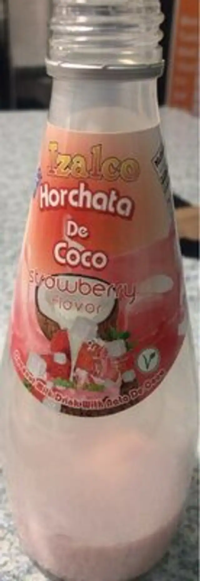 Horchata de coco strawberry
