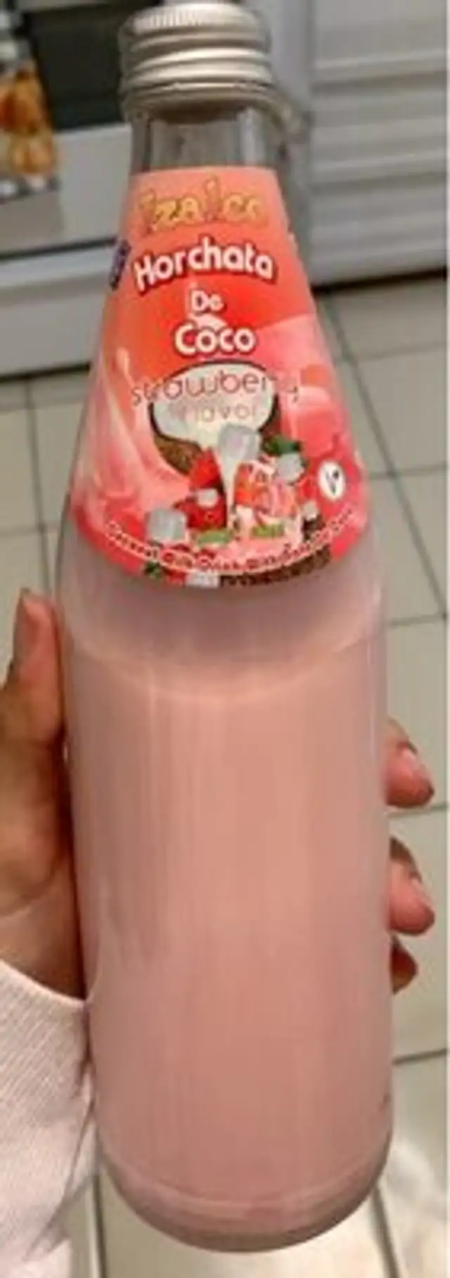 Horchata de coco(strawberry)