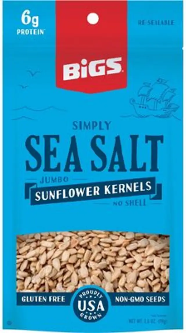 Jumbo sunflower kernels, sea salt