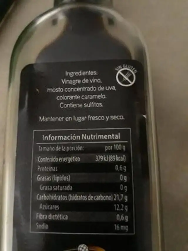 Unknown ingredients label