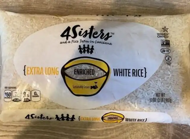 Extra long Enriched white rice