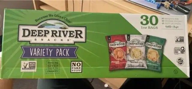 Kettle cooked potato chip variety