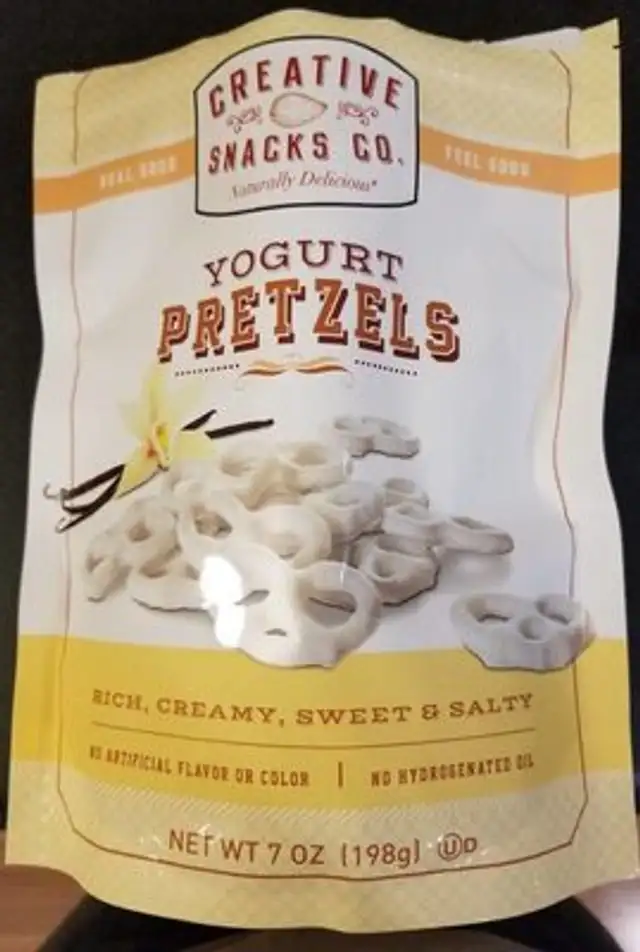 Yogurt pretzels