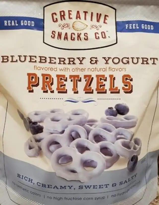 Blueberry & Yogurt Pretzels