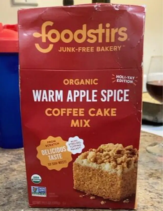 Organic Warm Apple Spice Coffee Cake Mix