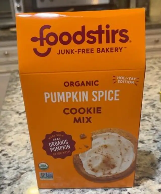 organic pumpkin spics cookie mix