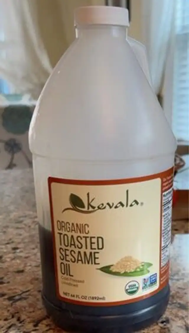 Organic toasted sesame oil