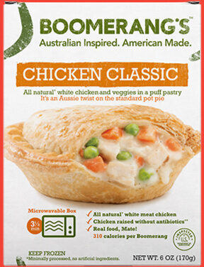 Chicken classic pot pie front packaging