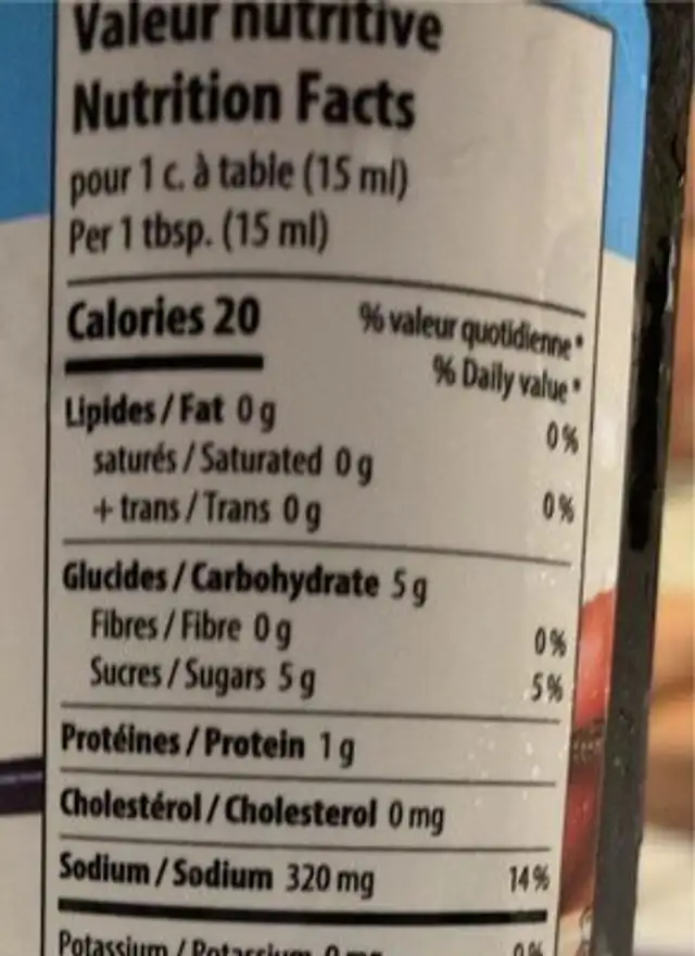 Akl sushi nutrition facts table