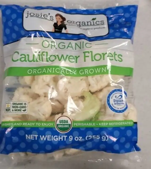 Organic Cauliflower Florets