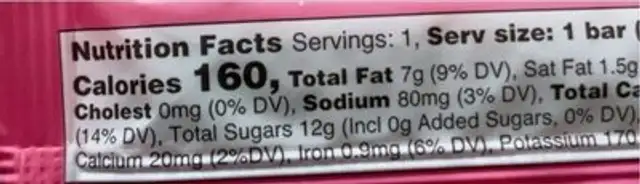 Apricot + Beets + Pumpkin Seeds nutrition facts table