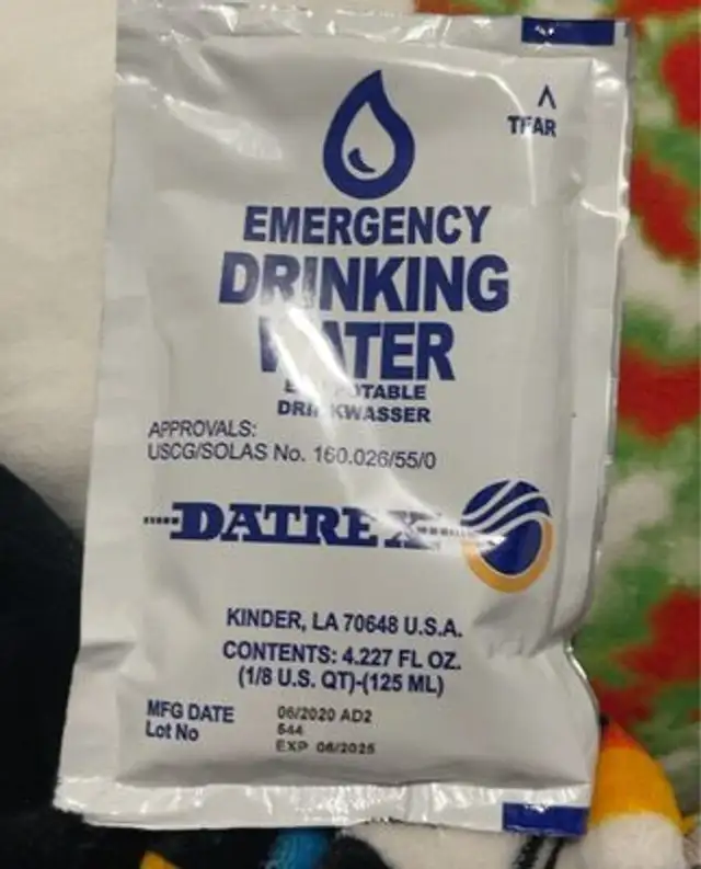 EMERGENCY DRINKING WATER