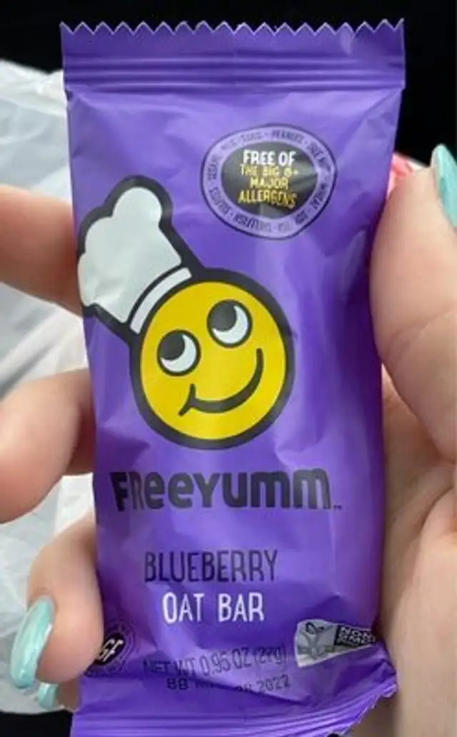 blueberry oat bar