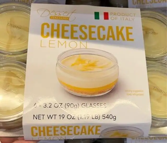 Italian lemon cheesecake