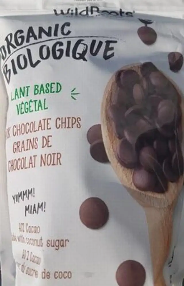 Grains de chocolat organique