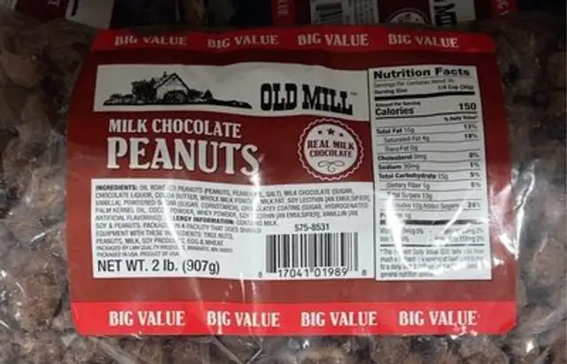 Milk chocolate peanuts