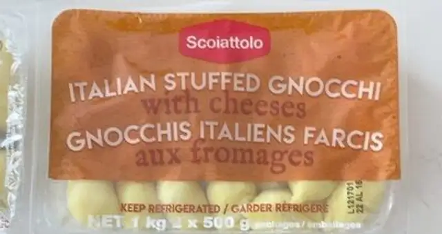 Italian Stuffed Gnocchi with cheeses
