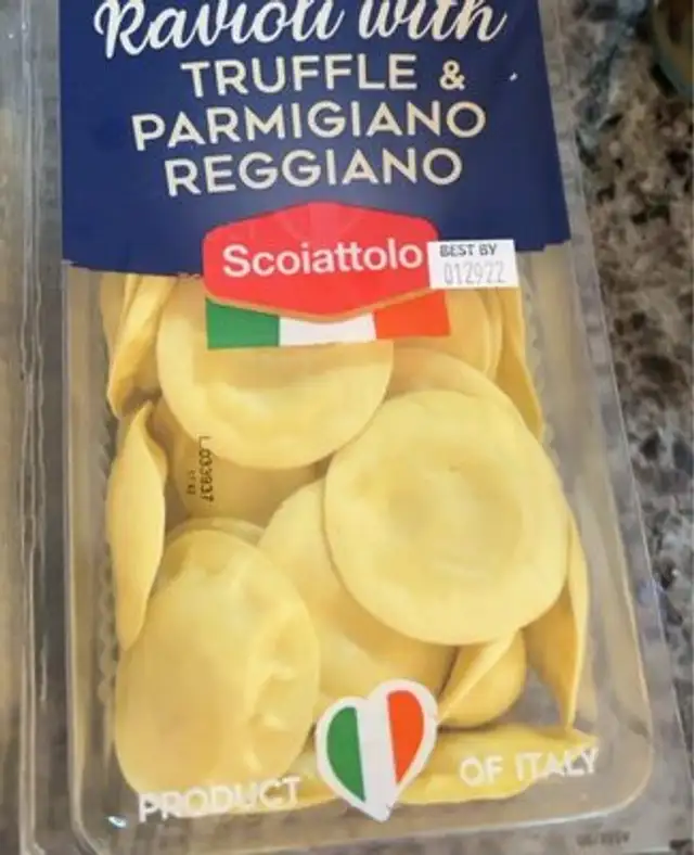 Ravioli with trufgle & parmagiano reggiano