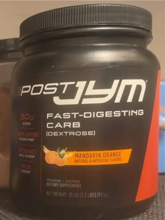 Post jym fast-digesting carb