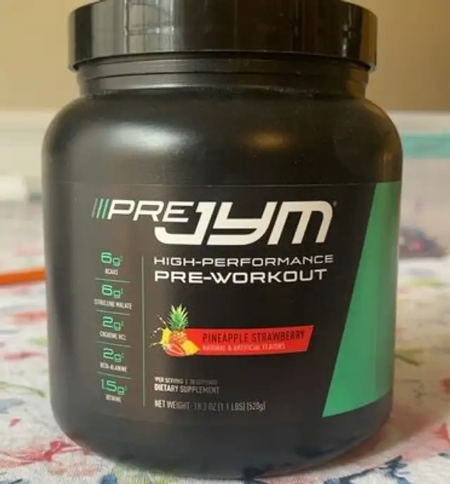 Pre-jym high performance pre-workout