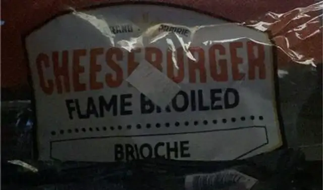 Cheeseburger Flame Broiled
