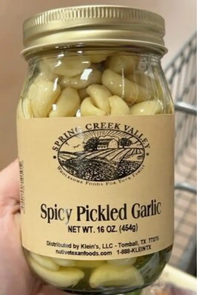 Spicy Pickled Garlic